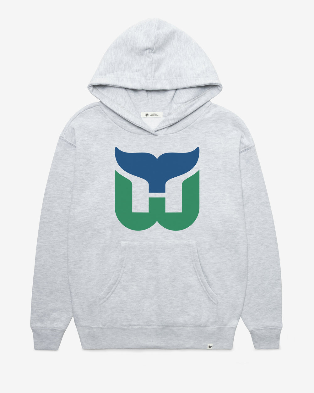 HARTFORD WHALERS VINTAGE IMPRINT '47 NAOMI HOOD WOMENS RELAY GREY