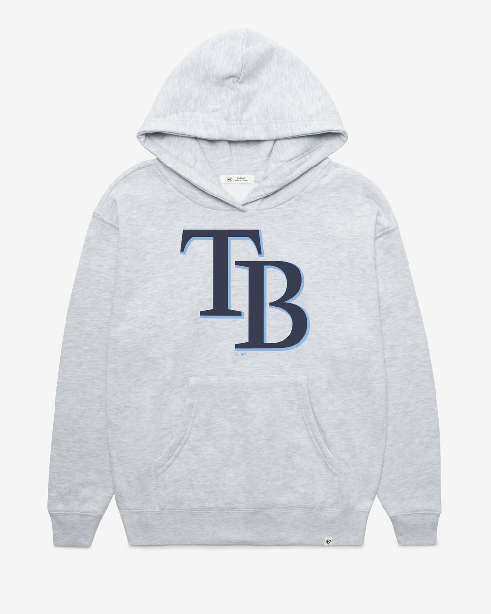 TAMPA BAY RAYS IMPRINT '47 NAOMI HOOD WOMENS RELAY GREY