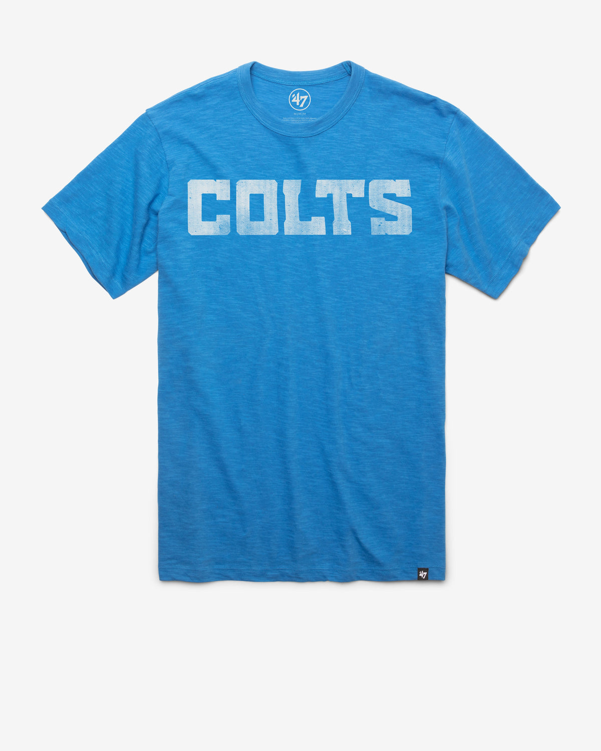 INDIANAPOLIS COLTS GRIT '47 SCRUM TEE BLUE RAZ