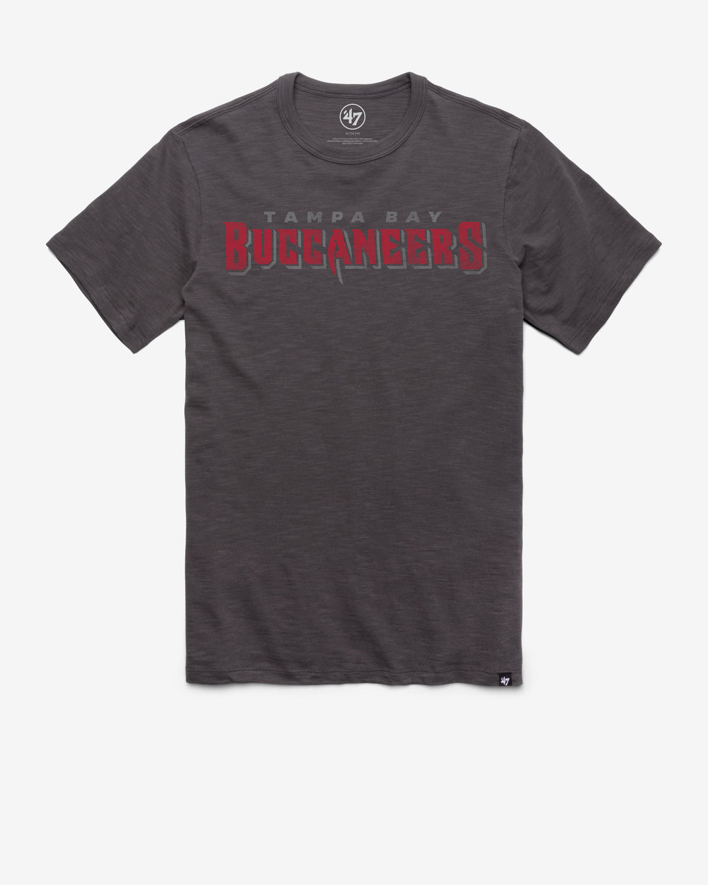 TAMPA BAY BUCCANEERS GRIT '47 SCRUM TEE CHARCOAL