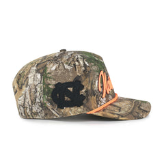 NORTH CAROLINA TAR HEELS UNC OVERHAND SCRIPT REALTREE '47 HITCH REALTREE APX