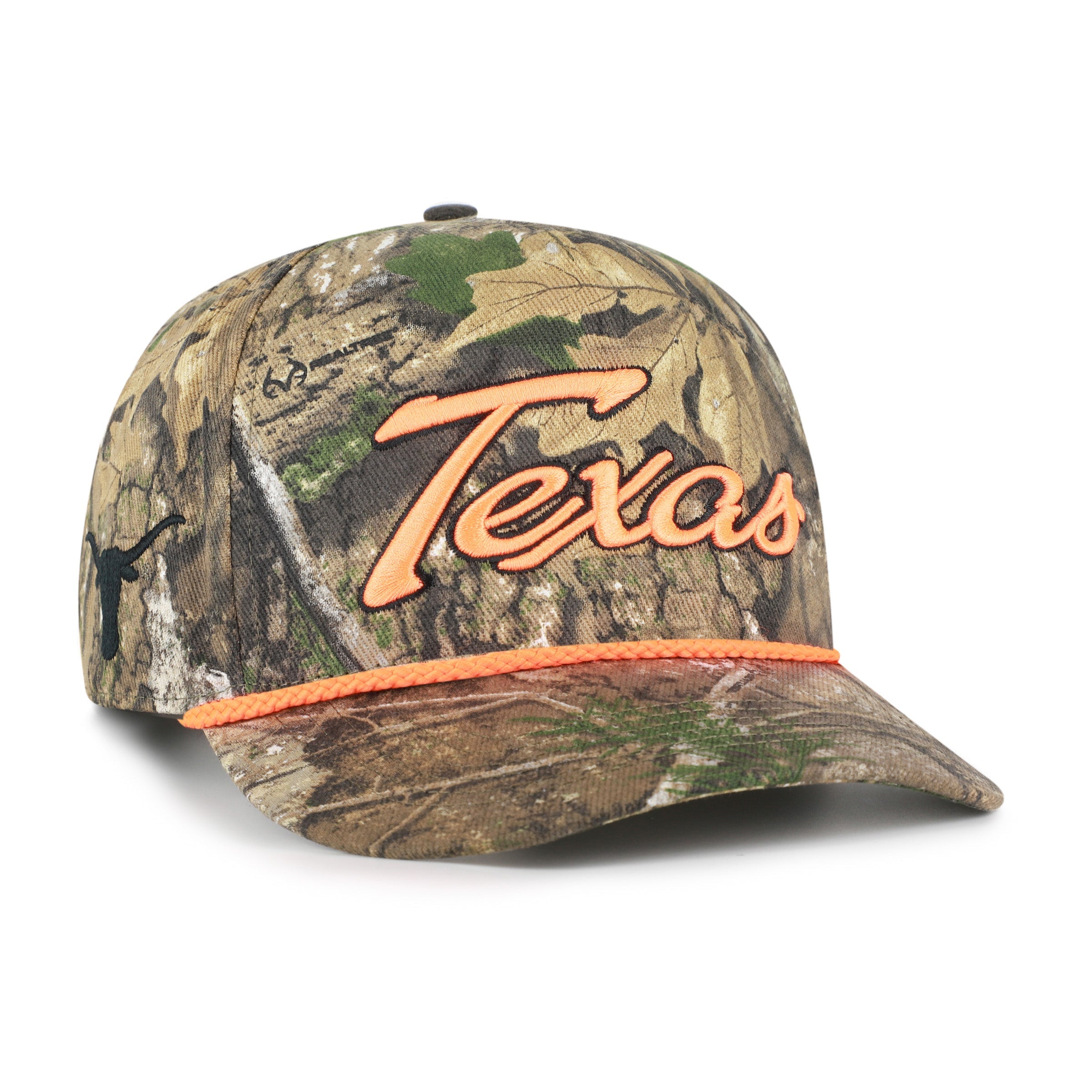 TEXAS LONGHORNS OVERHAND SCRIPT REALTREE '47 HITCH REALTREE APX