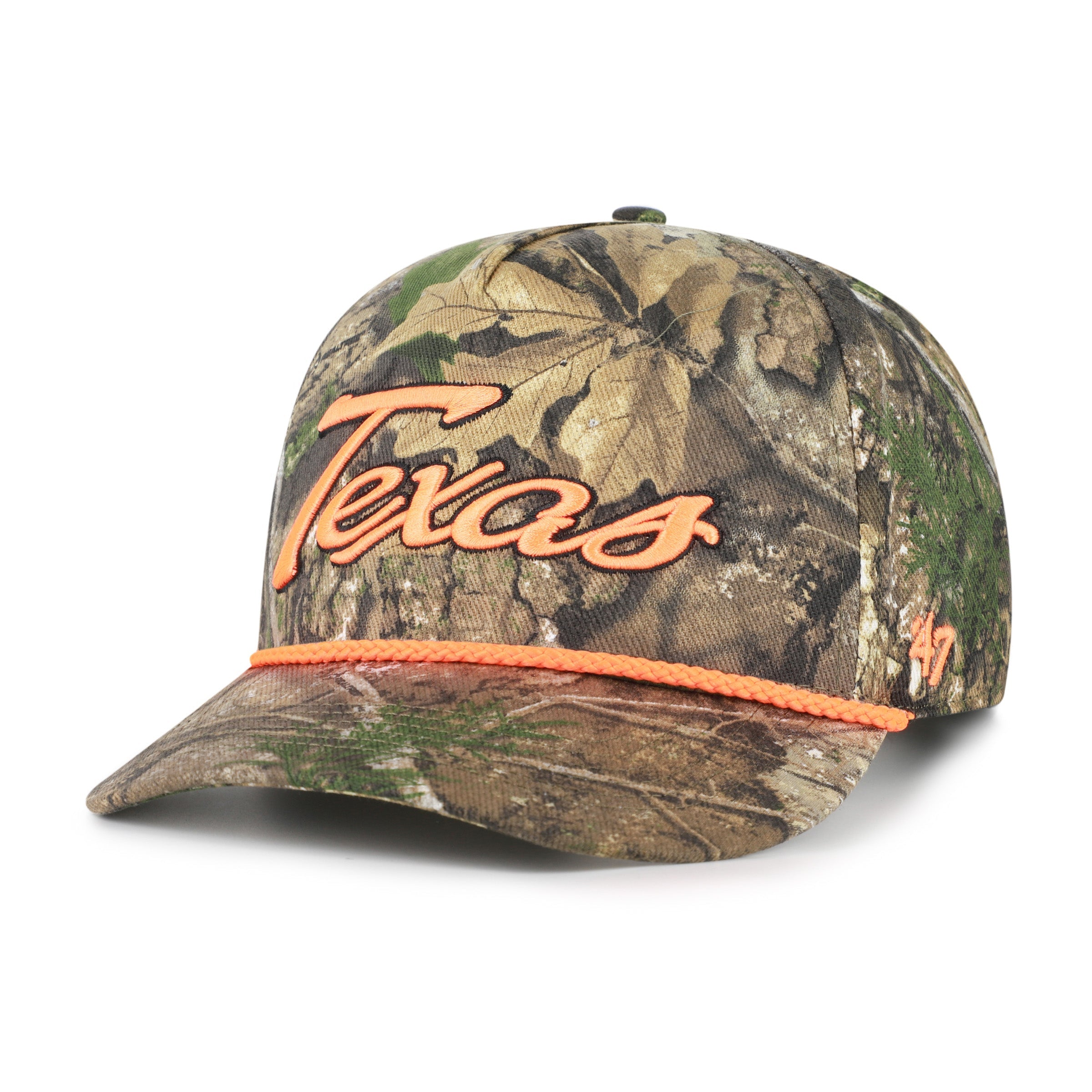 TEXAS LONGHORNS OVERHAND SCRIPT REALTREE '47 HITCH REALTREE APX