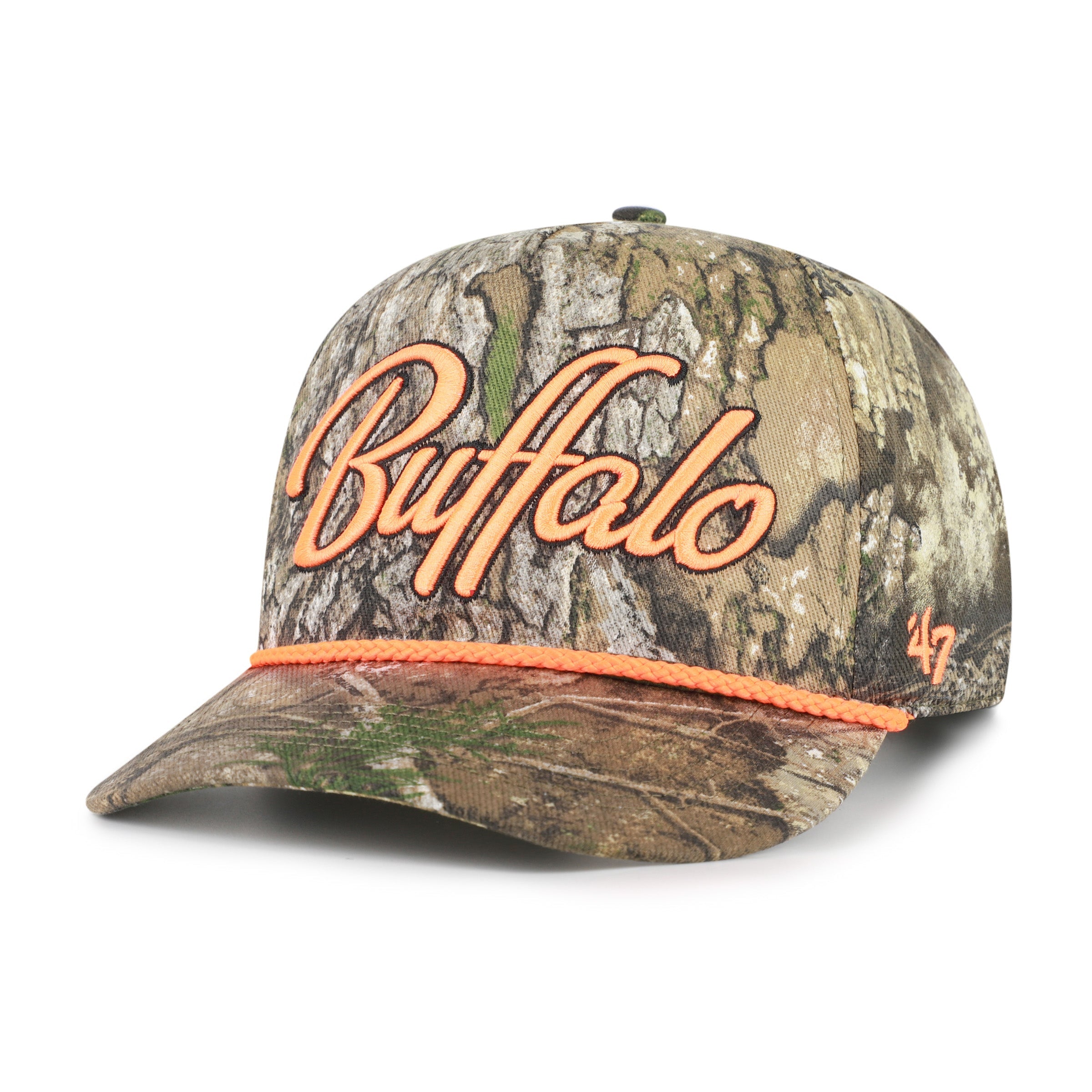 BUFFALO BILLS OVERHAND SCRIPT REALTREE '47 HITCH RELAXED FIT REALTREE APX