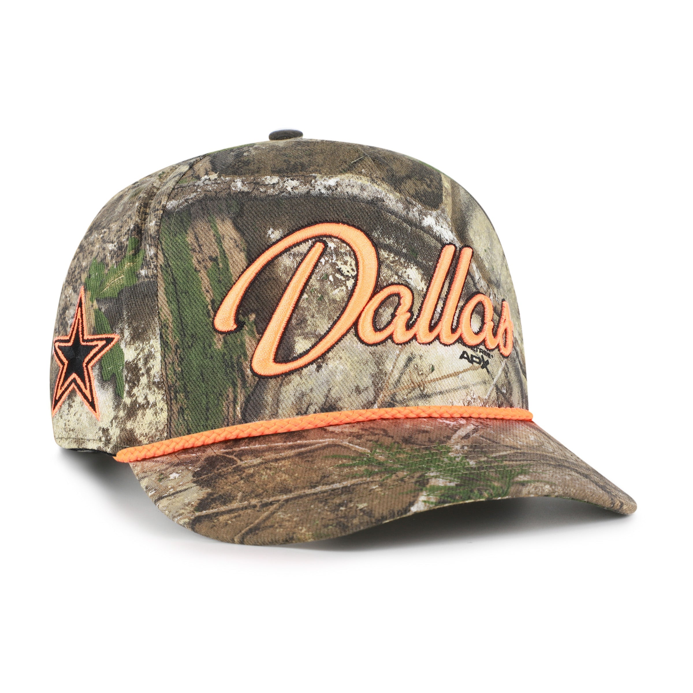 DALLAS COWBOYS OVERHAND SCRIPT REALTREE '47 HITCH RELAXED FIT REALTREE APX