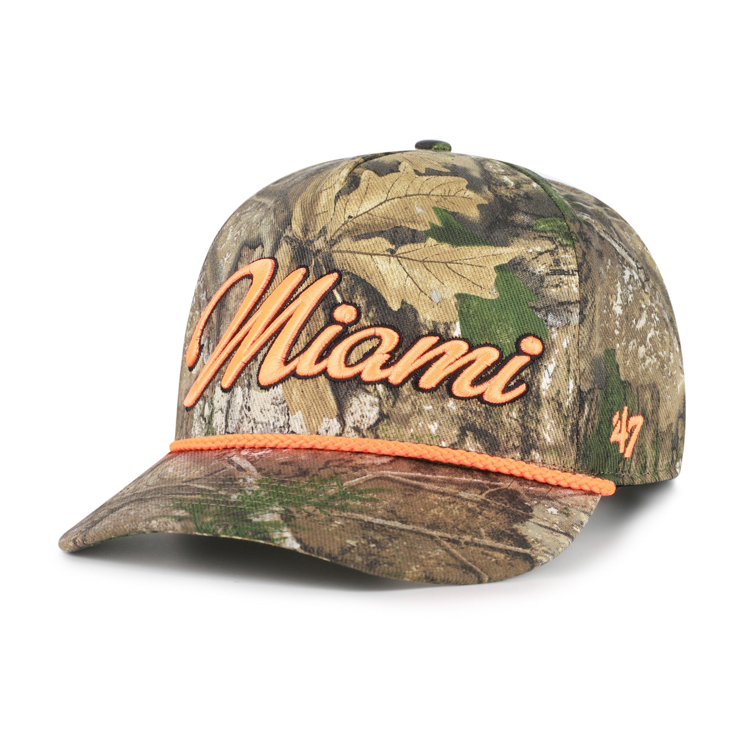 MIAMI DOLPHINS OVERHAND SCRIPT REALTREE '47 HITCH RELAXED FIT REALTREE APX