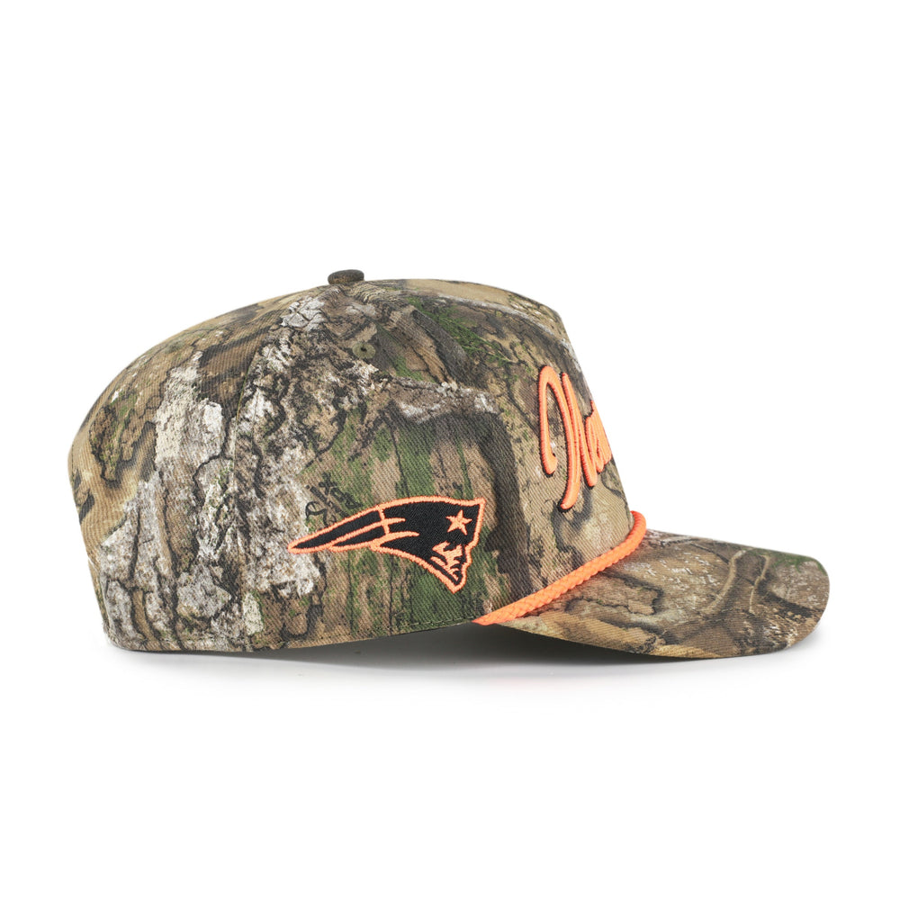 NEW ENGLAND PATRIOTS OVERHAND SCRIPT REALTREE '47 HITCH RELAXED FIT REALTREE APX