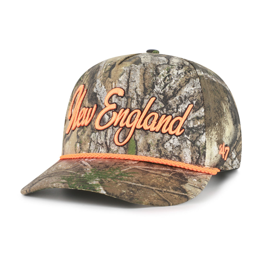 NEW ENGLAND PATRIOTS OVERHAND SCRIPT REALTREE '47 HITCH RELAXED FIT REALTREE APX