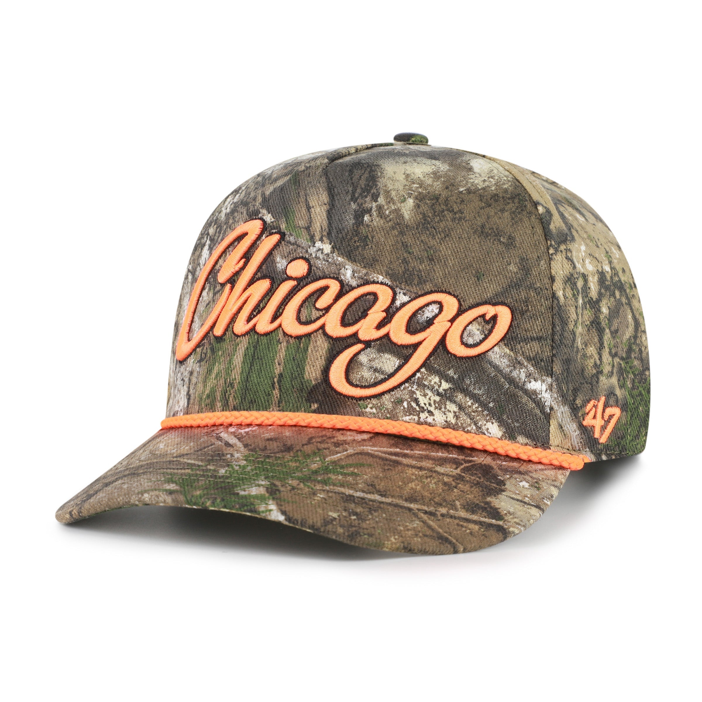 CHICAGO BLACKHAWKS OVERHAND SCRIPT REALTREE '47 HITCH REALTREE APX