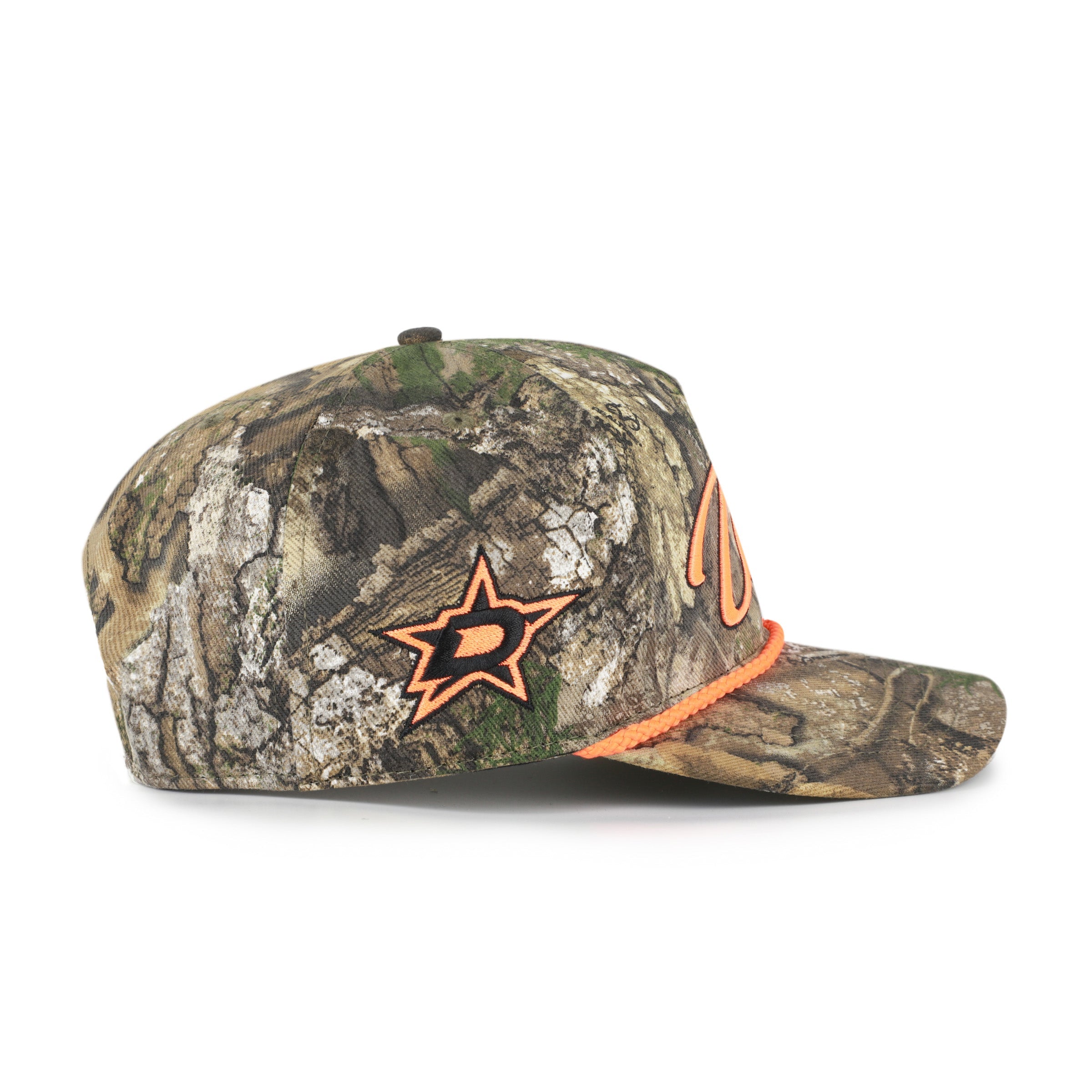 DALLAS STARS OVERHAND SCRIPT REALTREE '47 HITCH REALTREE APX