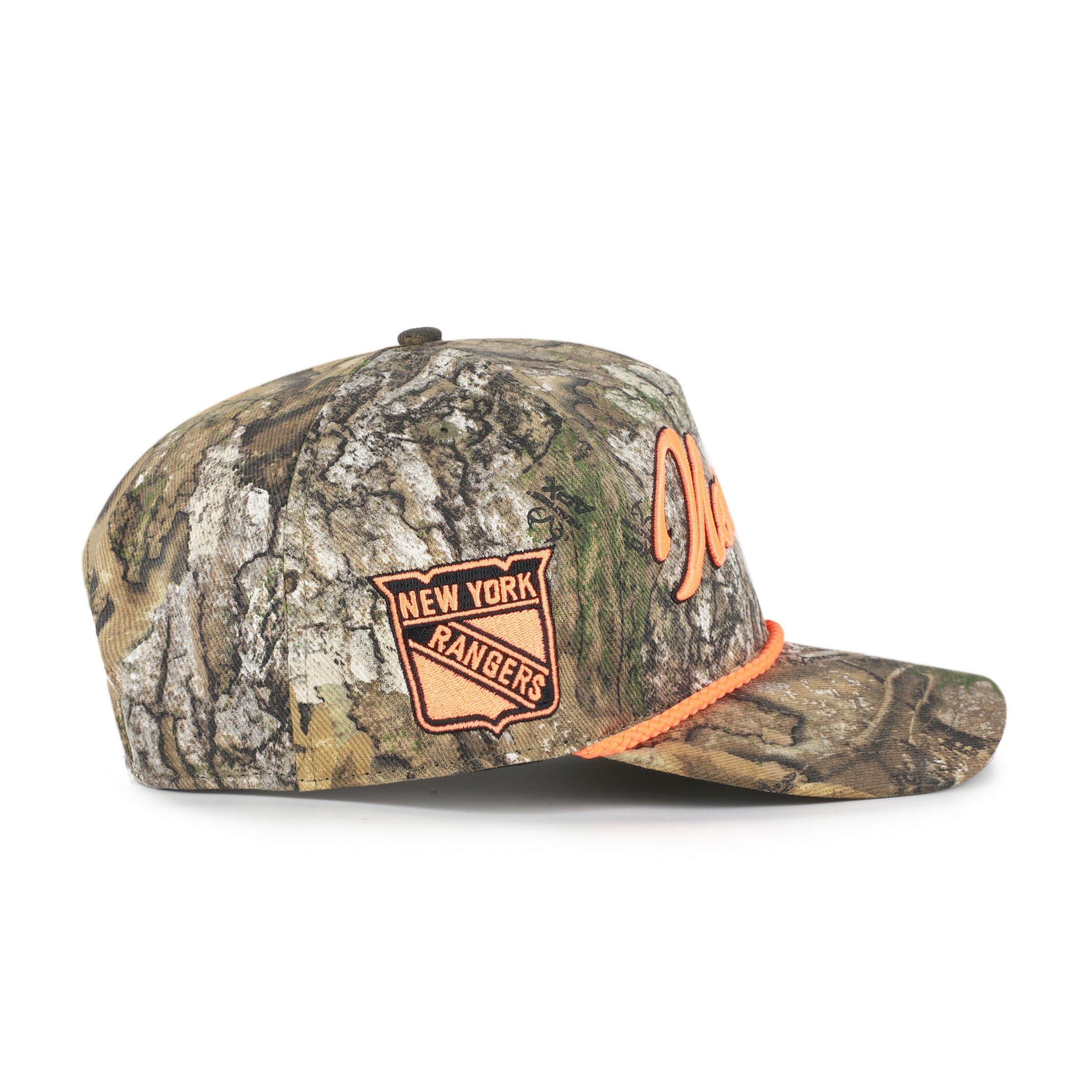 NEW YORK RANGERS OVERHAND SCRIPT REALTREE '47 HITCH REALTREE APX