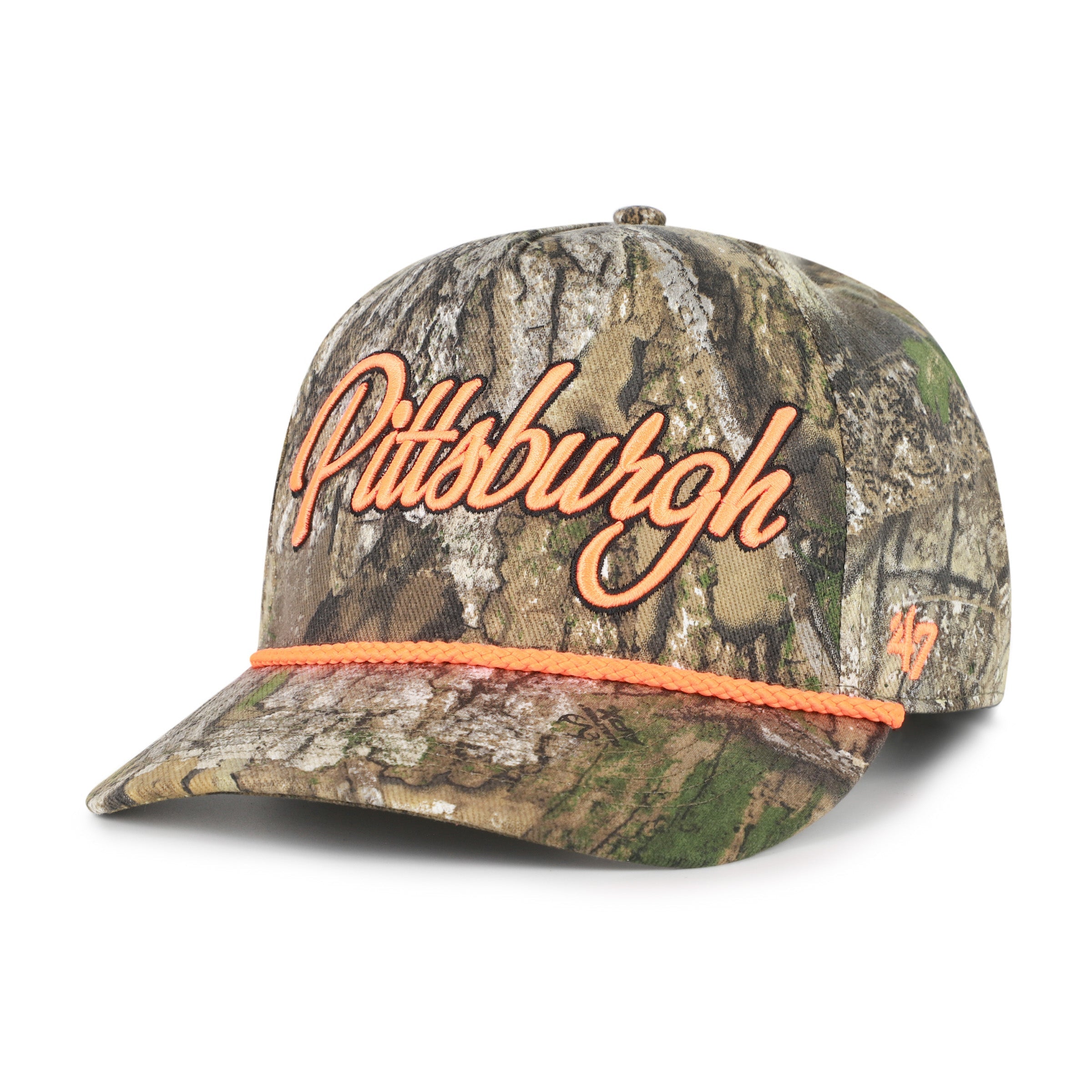 PITTSBURGH PENGUINS OVERHAND SCRIPT REALTREE '47 HITCH REALTREE APX
