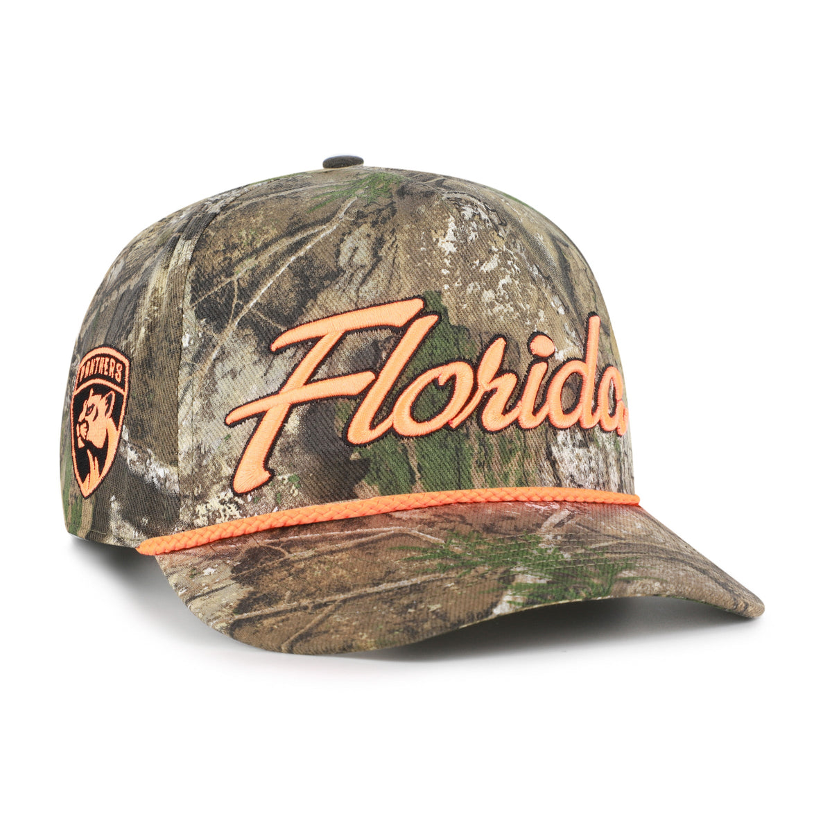 FLORIDA PANTHERS OVERHAND SCRIPT REALTREE '47 HITCH REALTREE APX