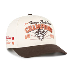 TEXAS LONGHORNS ORANGE BOWL PAST CHAMPS '47 HITCH NATURAL