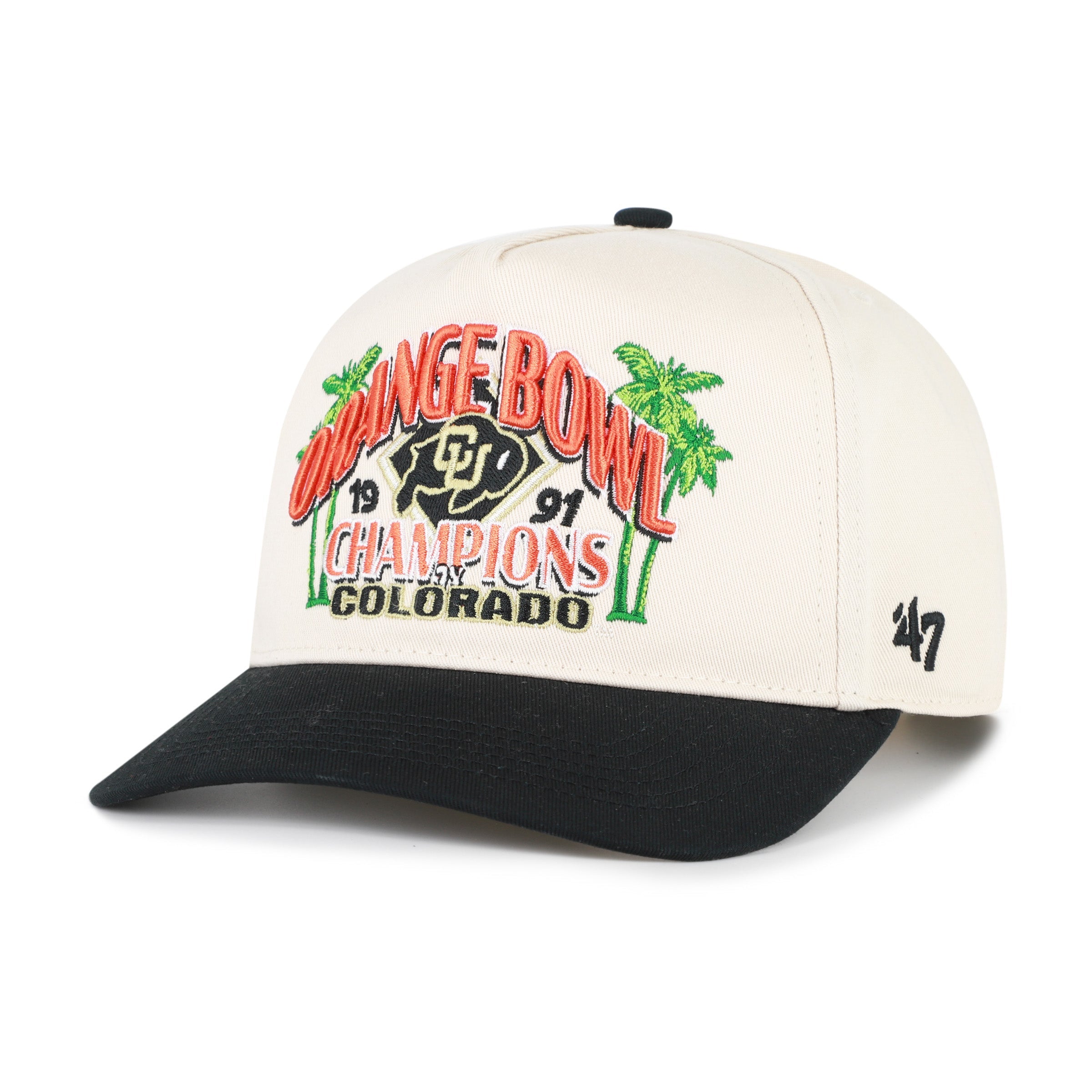 COLORADO BUFFALOES ORANGE BOWL PAST CHAMPS '47 HITCH NATURAL