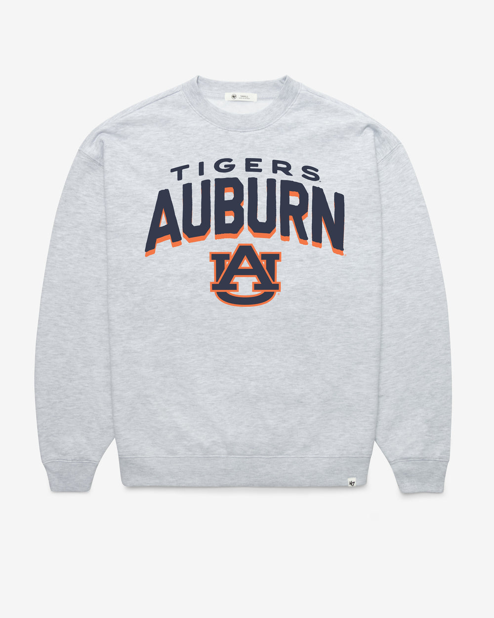 AUBURN TIGERS CAMPUS ARCH CLOUD '47 OVERSIZED CREW WOMENS RELAY GREY
