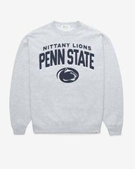 PENN STATE NITTANY LIONS CAMPUS ARCH CLOUD '47 OVERSIZED CREW WOMENS RELAY GREY