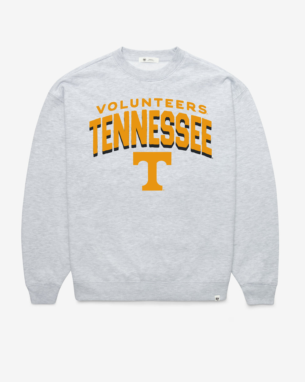 TENNESSEE VOLUNTEERS CAMPUS ARCH '47 CLOUD OVERSIZED CREW WOMENS RELAY GREY