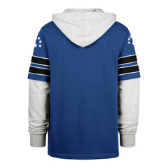 INDIANAPOLIS COLTS HISTORIC DOUBLE HEADER BLITZ '47 CORNERBACK LACER JETTY BLUE