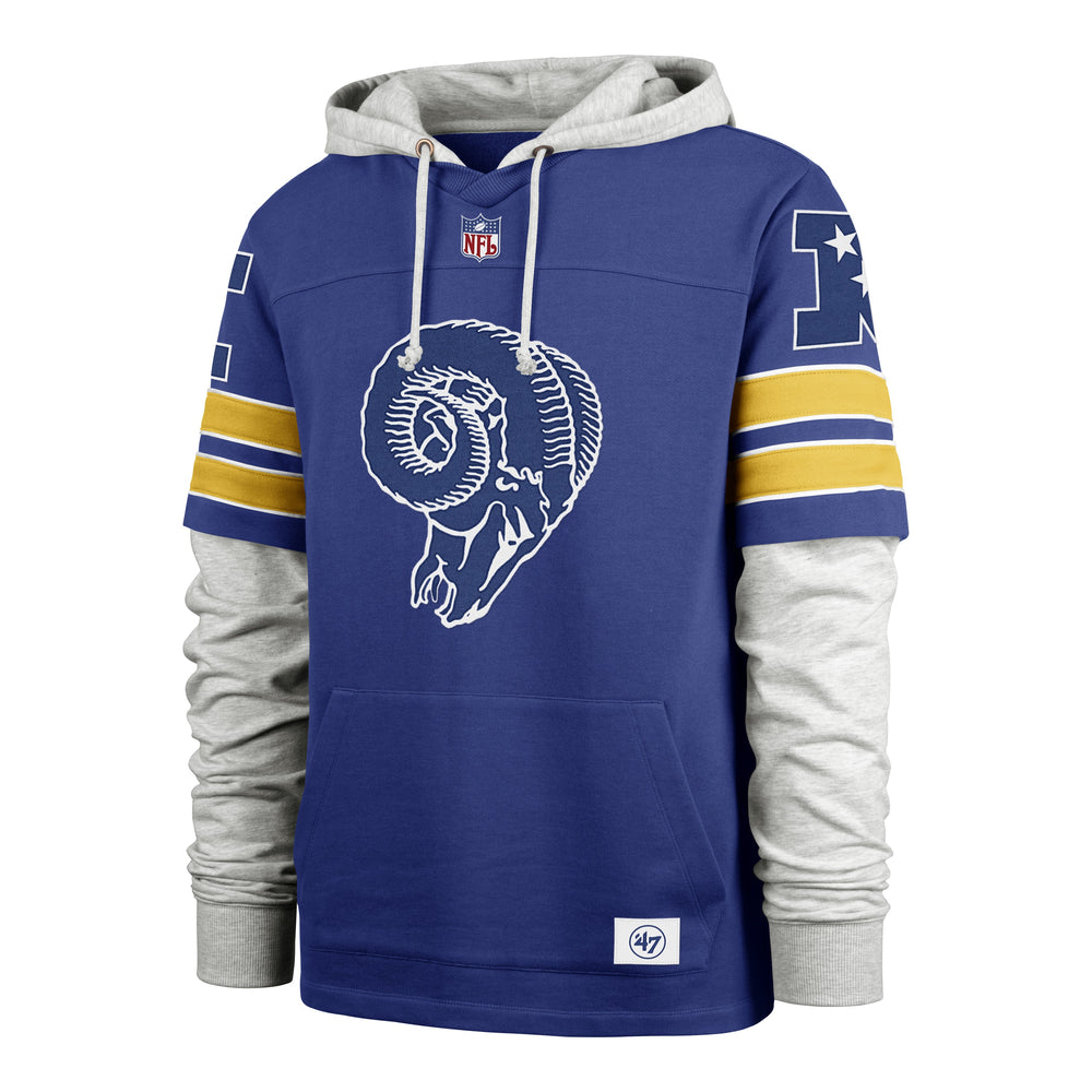 LOS ANGELES RAMS HISTORIC DOUBLE HEADER BLITZ '47 CORNERBACK LACER JETTY BLUE