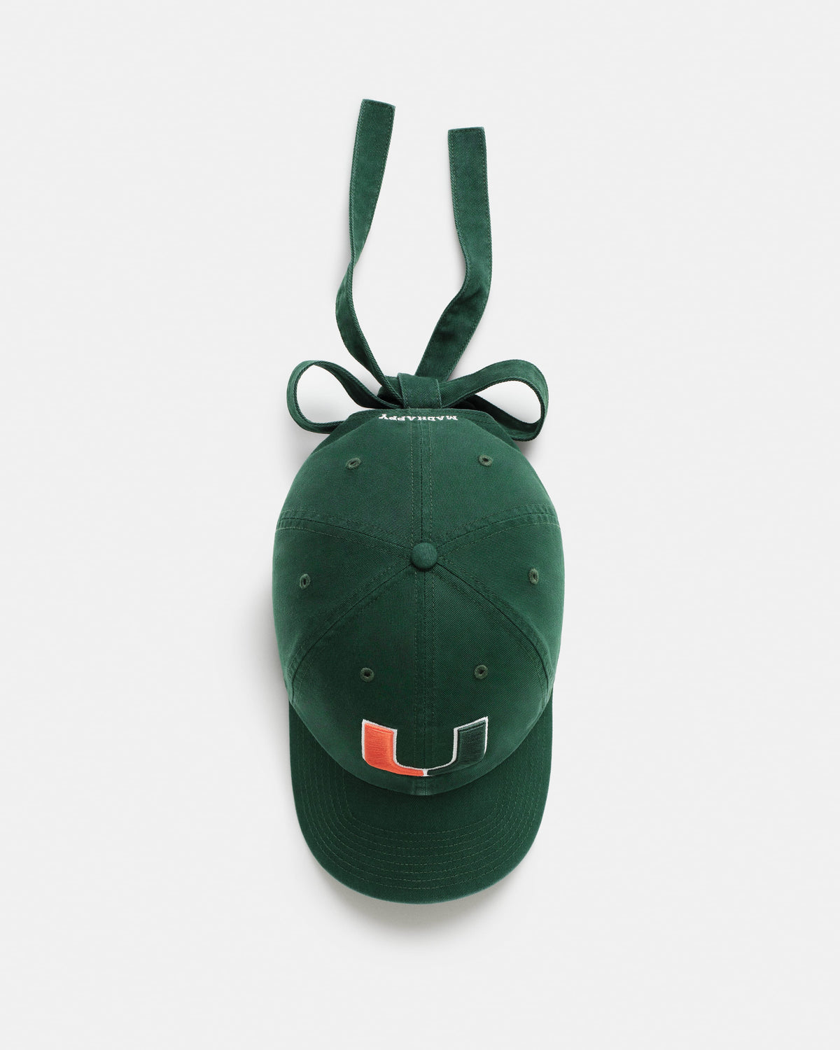 MIAMI HURRICANES MADHAPPY BOWTIE '47 CLEAN UP DARK GREEN