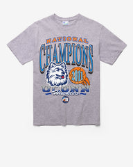 CONNECTICUT HUSKIES UCONN H-CHAMPS LOCKER VINTAGE '47 TUBULAR TEE DT ATHLETIC HEATHER