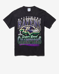 BALTIMORE RAVENS LOCKER VINTAGE '47 TUBULAR TEE DT BLACK