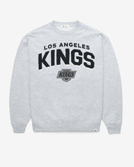 LOS ANGELES KINGS CAMPUS ARCH CLOUD '47 OVERSIZED CREW WOMENS RELAY GREY