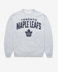 TORONTO MAPLE LEAFS CAMPUS ARCH CLOUD '47 OVERSIZED CREW WOMENS RELAY GREY