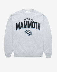 UTAH MAMMOTH CAMPUS ARCH CLOUD '47 OVERSIZED CREW WOMENS RELAY GREY