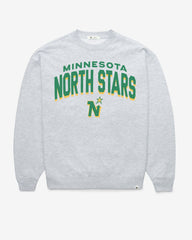 MINNESOTA/DALLAS STARS VINTAGE CAMPUS ARCH CLOUD '47 OVERSIZED CREW WOMENS RELAY GREY