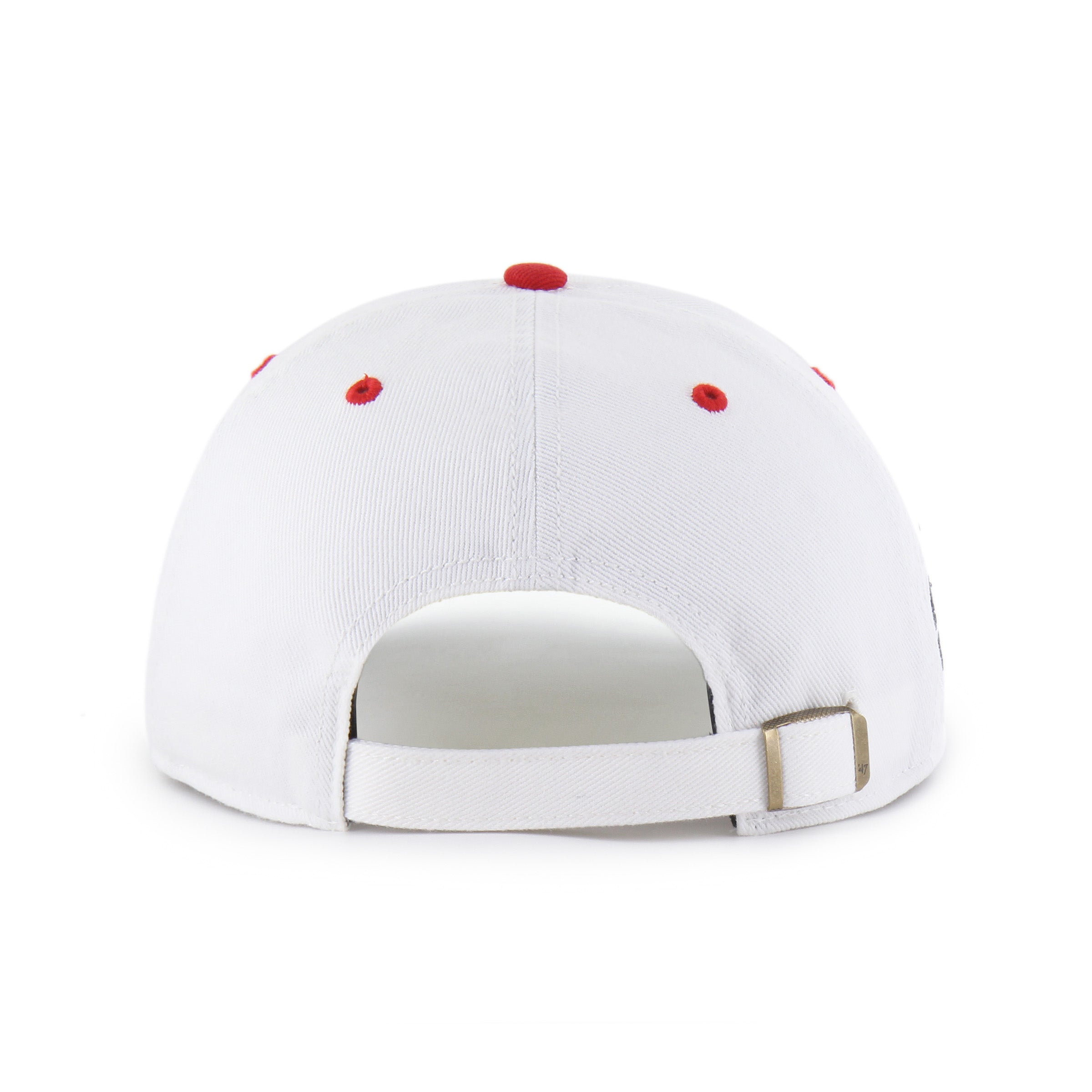 NEW JERSEY DEVILS VINTAGE RETRO FREEZE '47 CLEAN UP MF MID FIT RAW WHITE