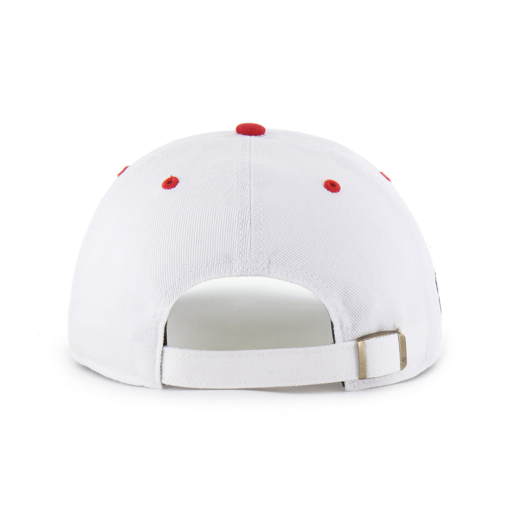 NEW JERSEY DEVILS VINTAGE RETRO FREEZE '47 CLEAN UP MF MID FIT RAW WHITE