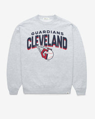 CLEVELAND GUARDIANS CAMPUS ARCH CLOUD '47 OVERSIZED CREW WOMENS RELAY GREY