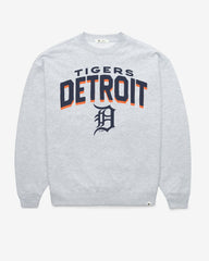 DETROIT TIGERS CAMPUS ARCH CLOUD '47 OVERSIZED CREW WOMENS RELAY GREY