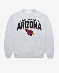 ARIZONA CARDINALS CAMPUS ARCH CLOUD '47 OVERSIZED CREW WOMENS RELAY GREY