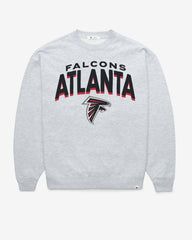 ATLANTA FALCONS CAMPUS ARCH CLOUD '47 OVERSIZED CREW WOMENS RELAY GREY