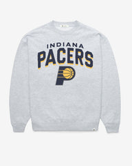 INDIANA PACERS CAMPUS ARCH CLOUD '47 OVERSIZED CREW WOMENS RELAY GREY