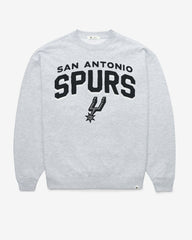 SAN ANTONIO SPURS CAMPUS ARCH CLOUD '47 OVERSIZED CREW WOMENS RELAY GREY
