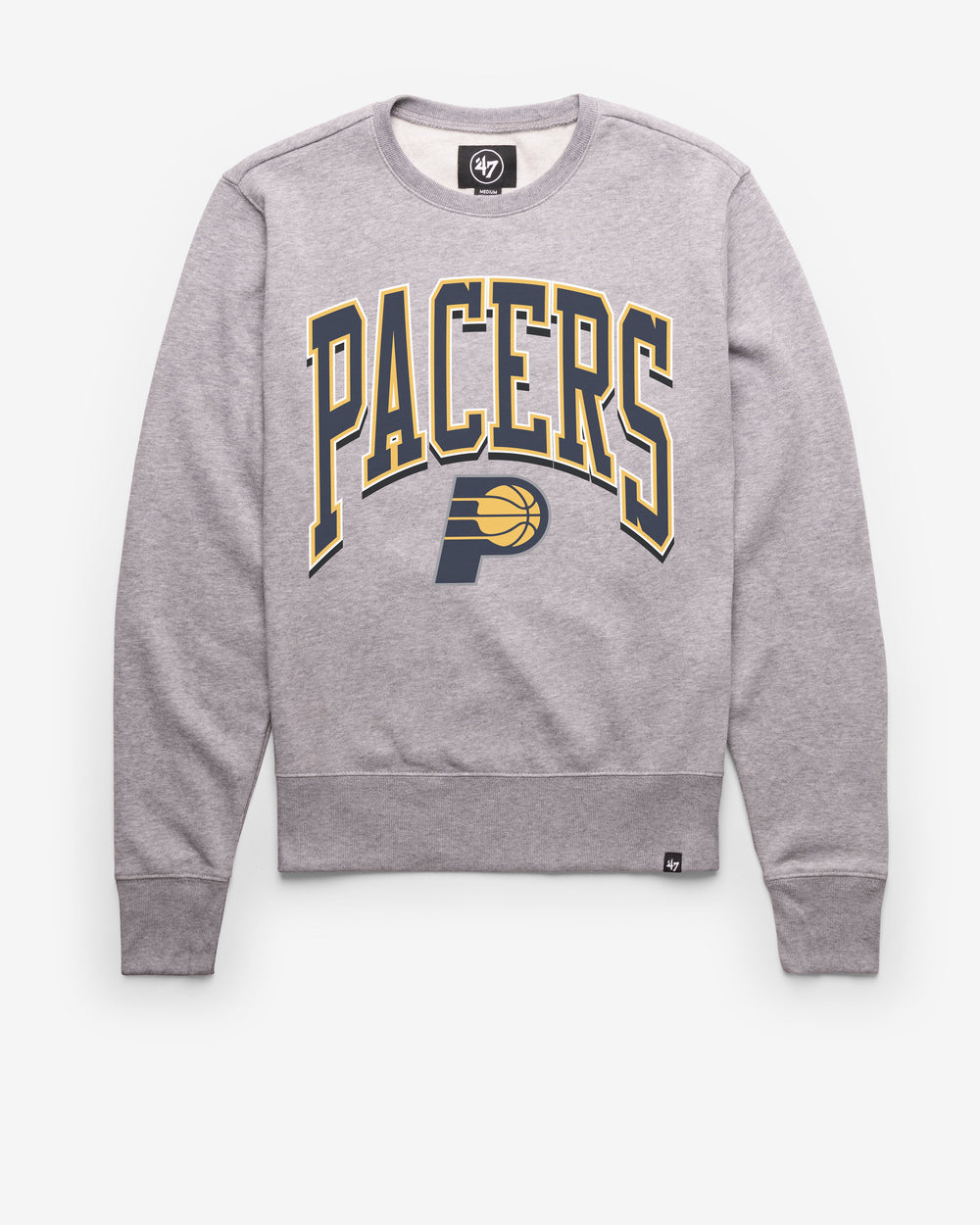 INDIANA PACERS WALK TALL '47 HEADLINE CREW SLATE GREY