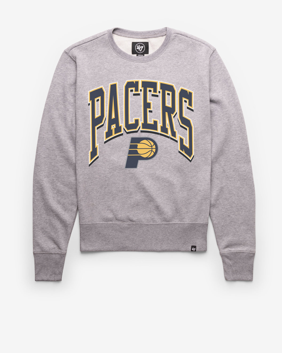 INDIANA PACERS WALK TALL '47 HEADLINE CREW SLATE GREY