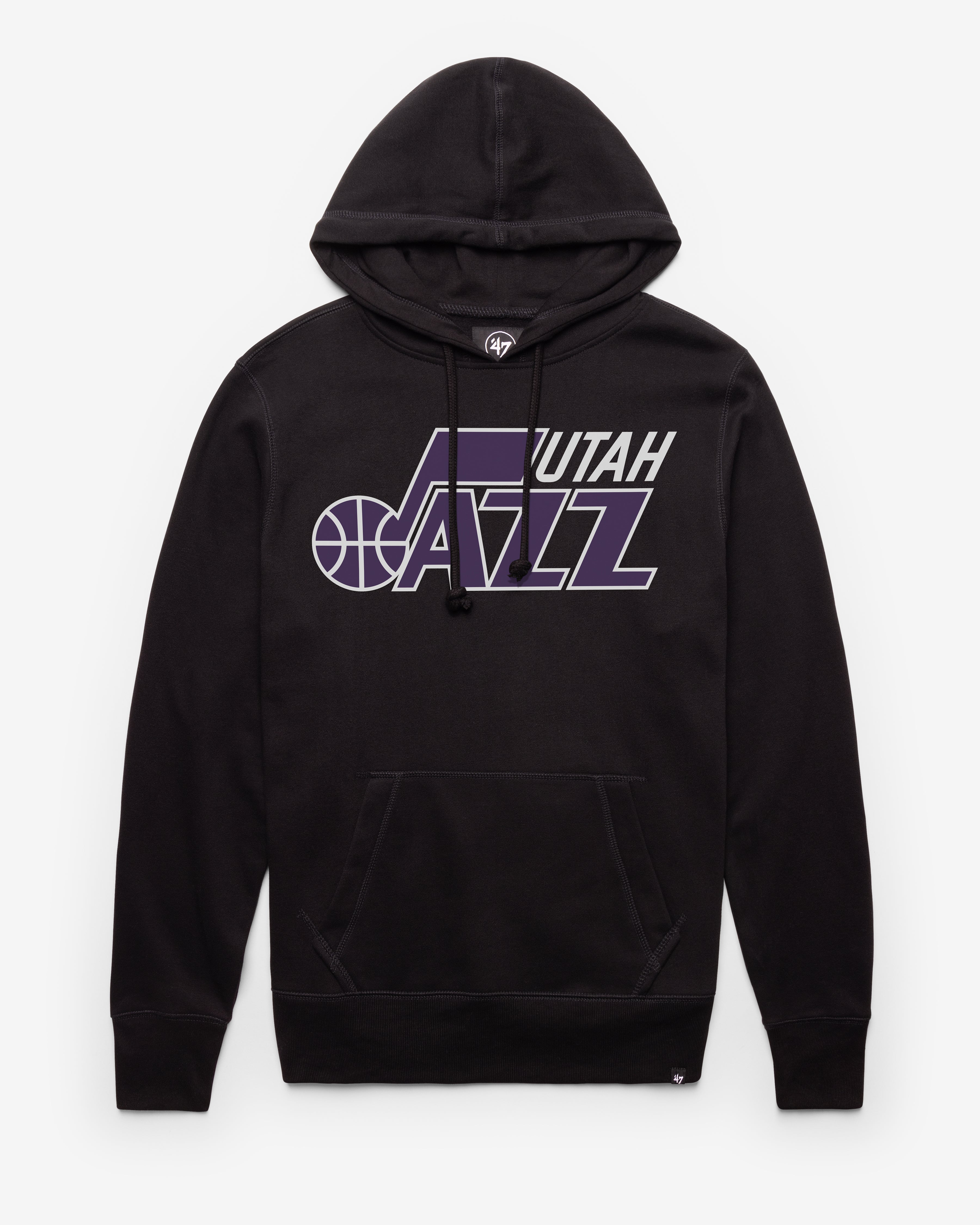 UTAH JAZZ IMPRINT '47 HEADLINE HOOD JET BLACK