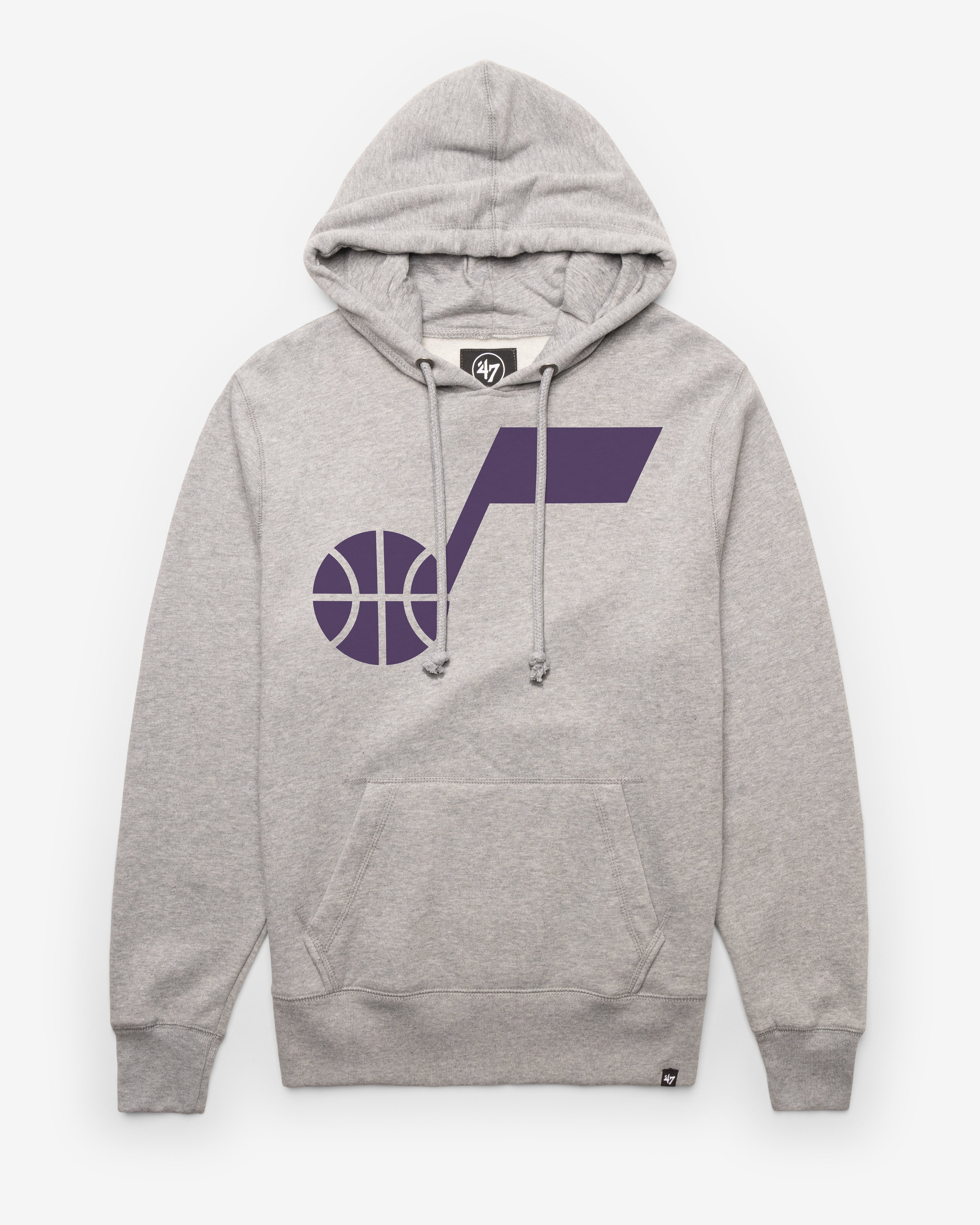 UTAH JAZZ IMPRINT '47 HEADLINE HOOD SLATE GREY