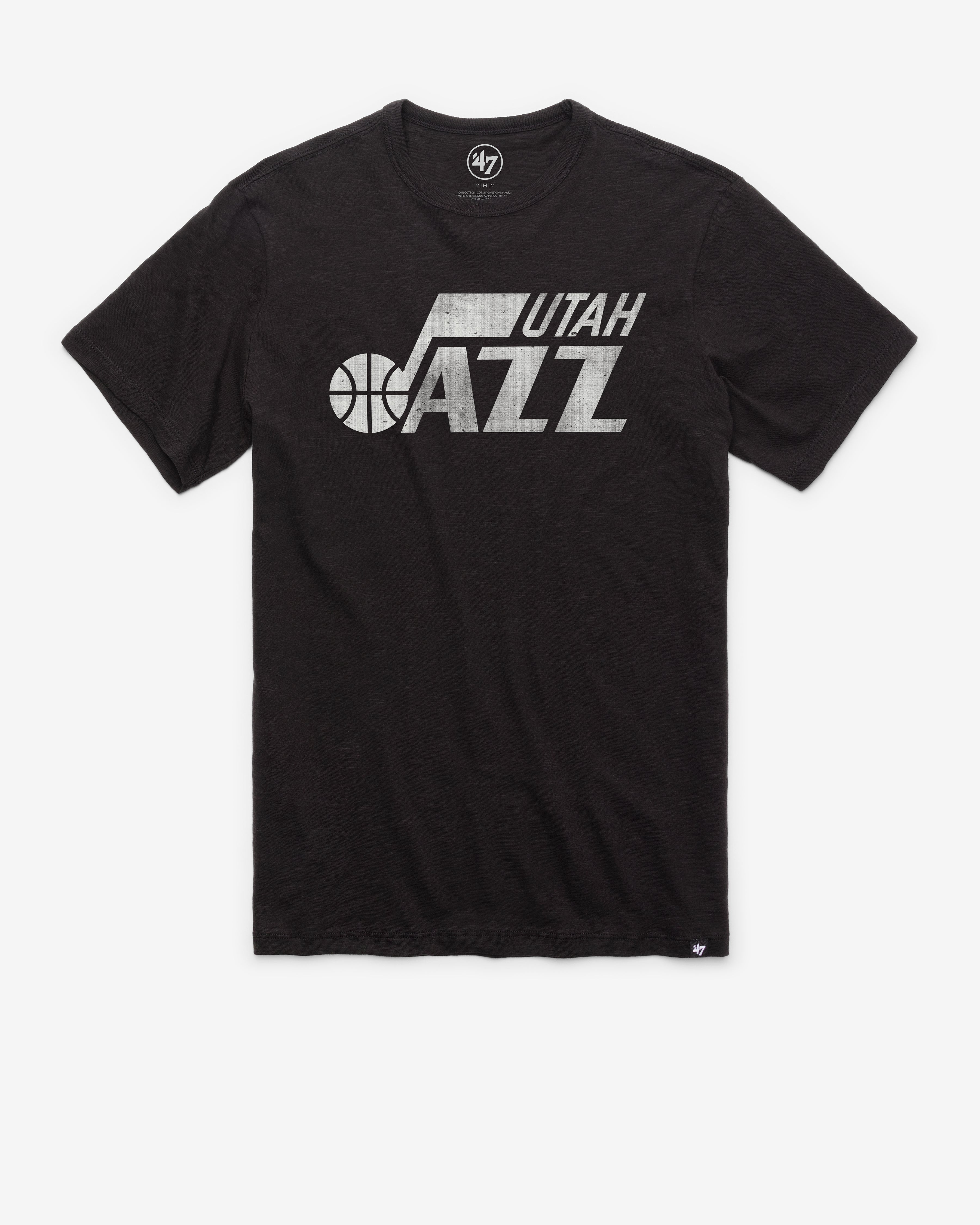 UTAH JAZZ GRIT '47 SCRUM TEE JET BLACK