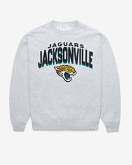 JACKSONVILLE JAGUARS CAMPUS ARCH CLOUD '47 OVERSIZED CREW WOMENS RELAY GREY
