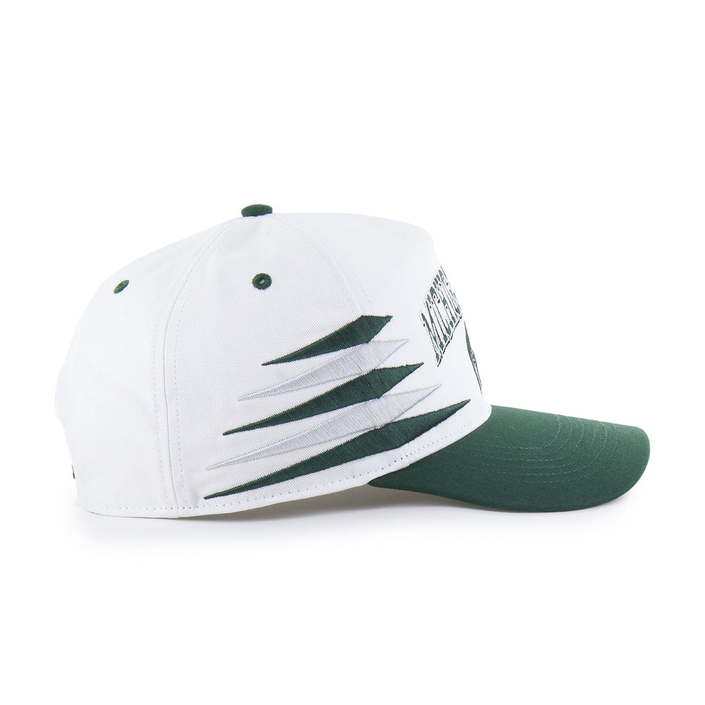 MICHIGAN STATE SPARTANS DIAMOND CUT '47 HITCH WHITE