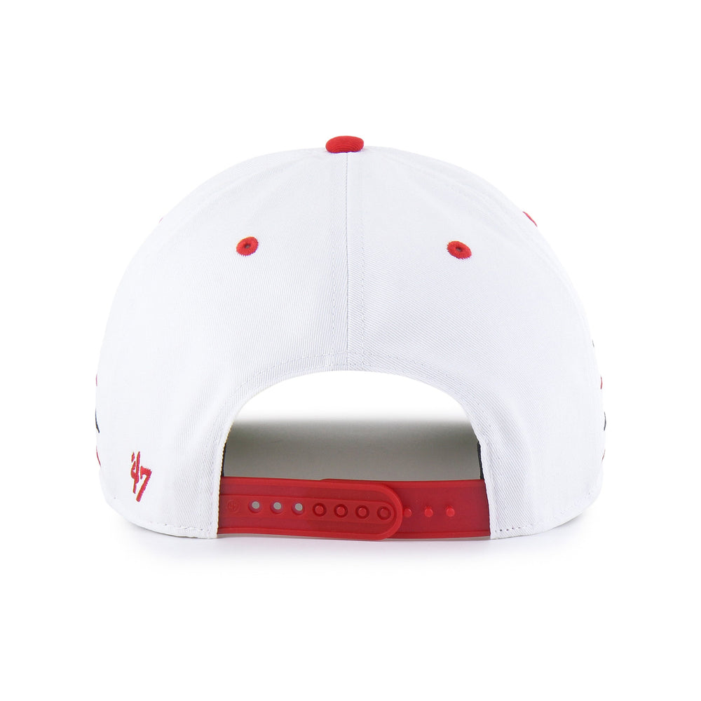 NEBRASKA CORNHUSKERS DIAMOND CUT '47 HITCH WHITE