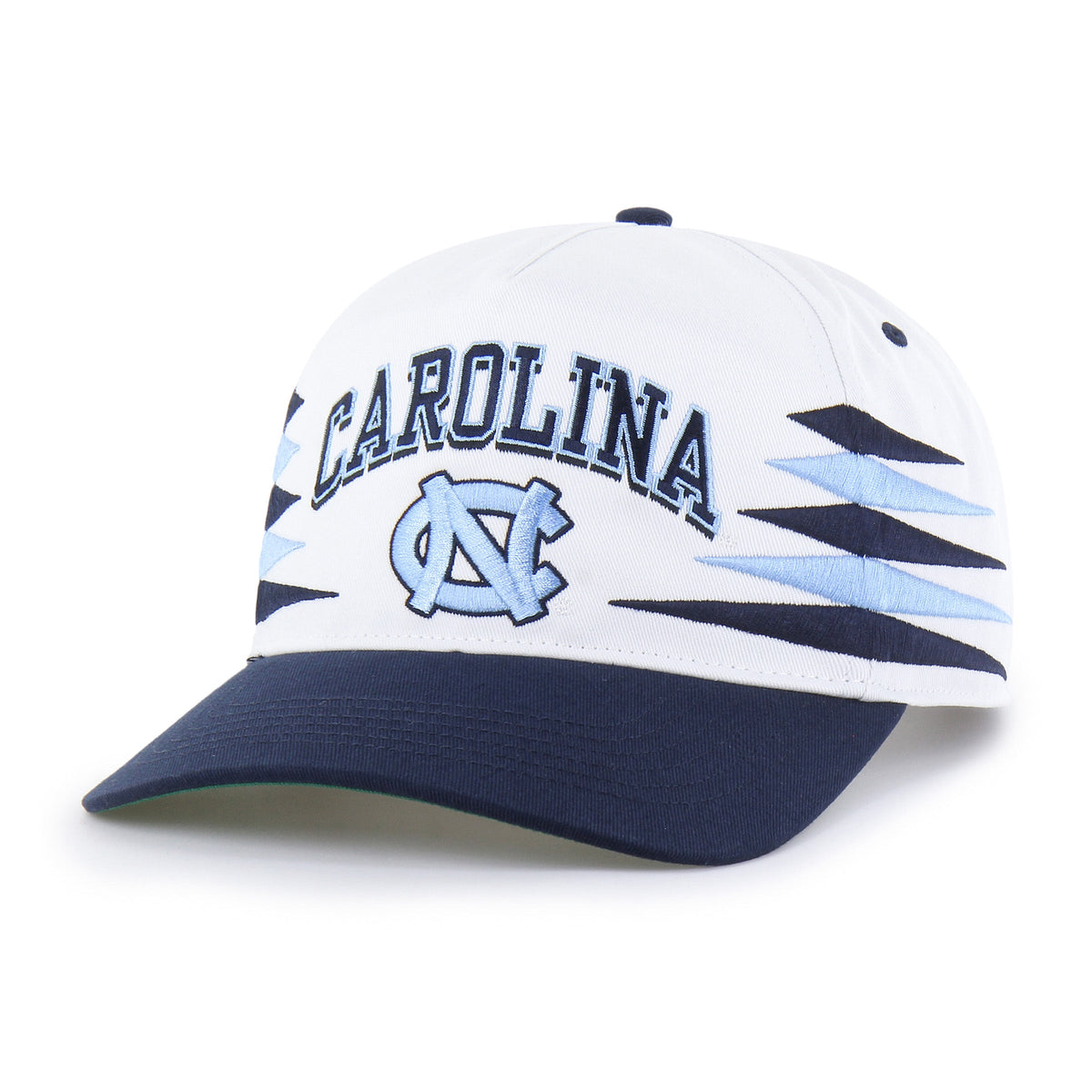 NORTH CAROLINA TAR HEELS UNC DIAMOND CUT '47 HITCH WHITE
