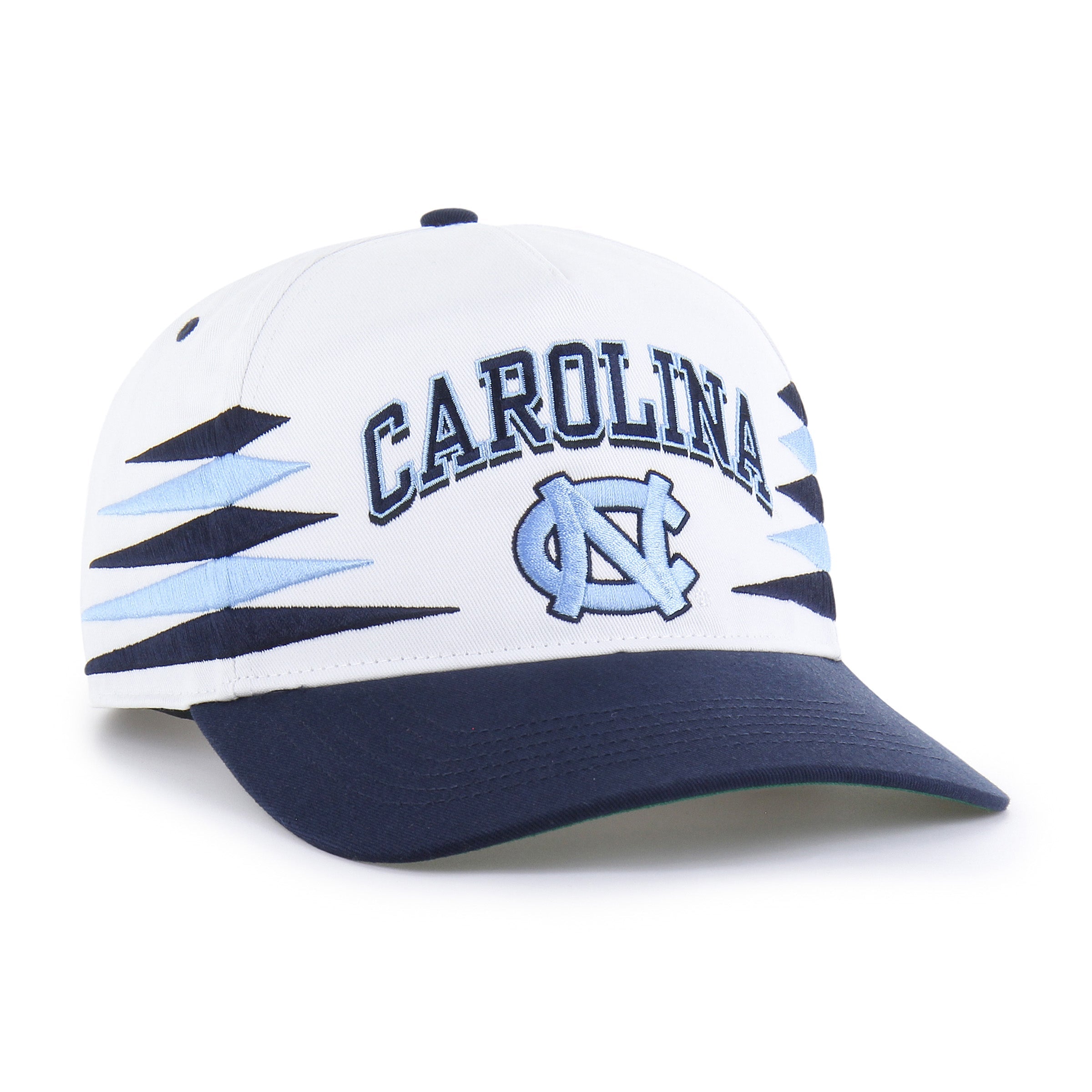 NORTH CAROLINA TAR HEELS UNC DIAMOND CUT '47 HITCH WHITE