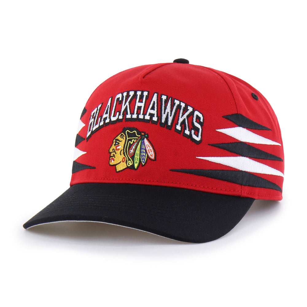 CHICAGO BLACKHAWKS DIAMOND CUT '47 HITCH RED